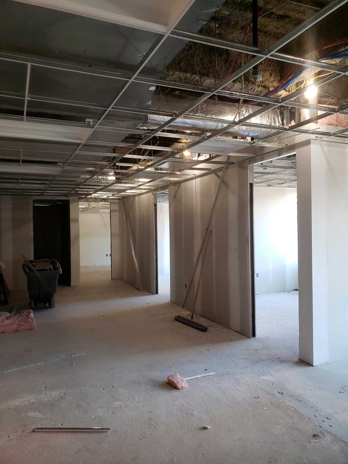 Acoustic Ceiling project 3 - NBA Construction CT and NY