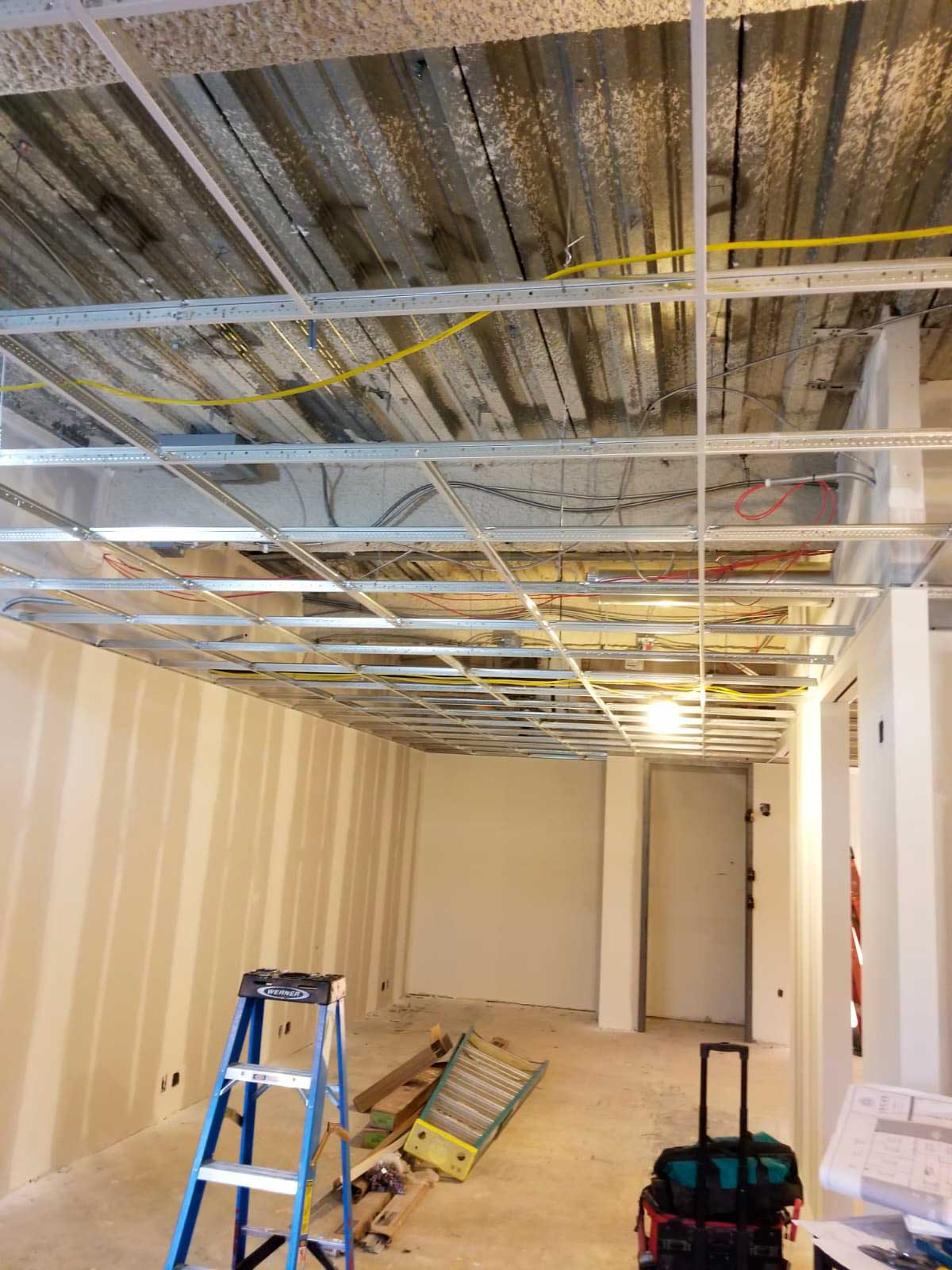 Acoustic Ceiling project 4 - NBA Construction CT and NY