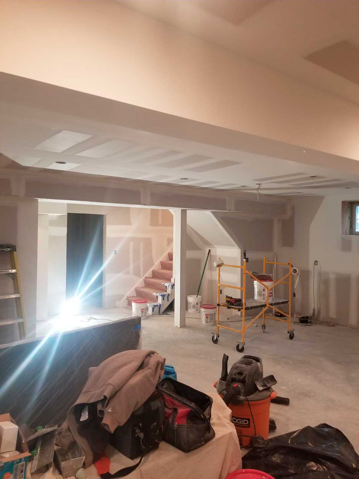 Drywall Finishing project 3 - NBA Construction CT and NY