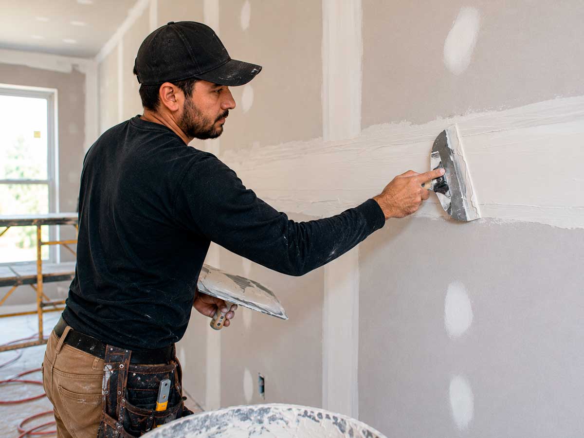 Drywall Finishing Connecticut & New York - NBA Construction crew on a residential or commercial project