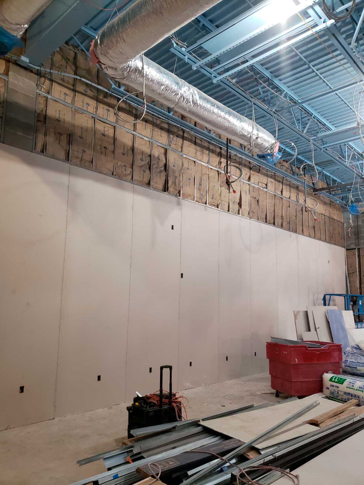 Drywall Installation project 5 - NBA Construction CT and NY