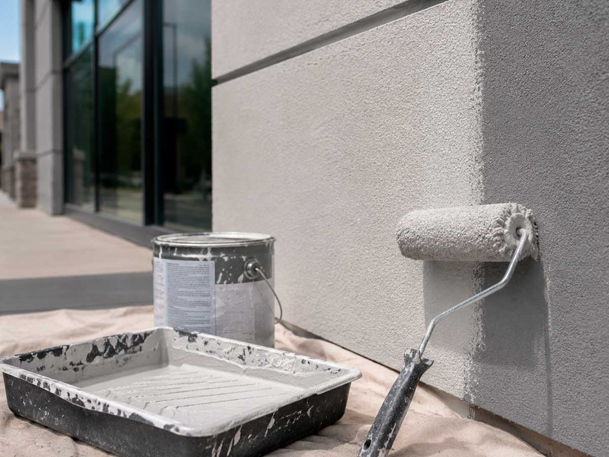 Exterior Painting Connecticut & New York - NBA Construction crew on a residential or commercial project