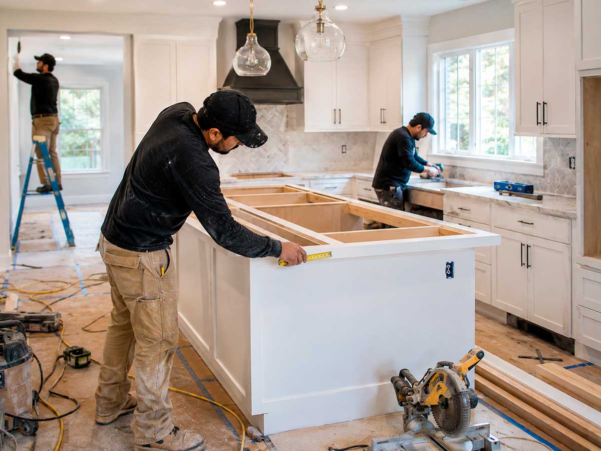 Home Remodeling Connecticut & New York - NBA Construction crew on a residential or commercial project