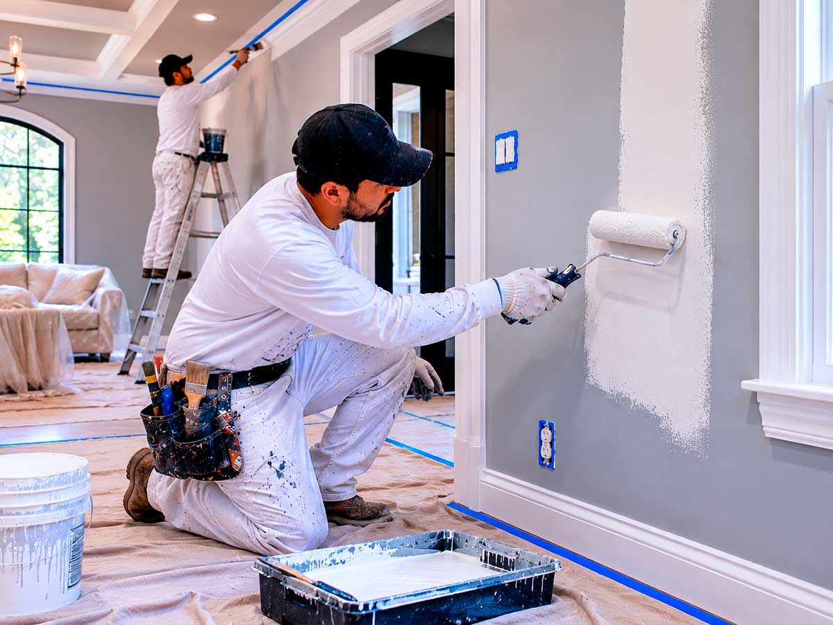 Interior Painting project 3 - NBA Construction CT and NY