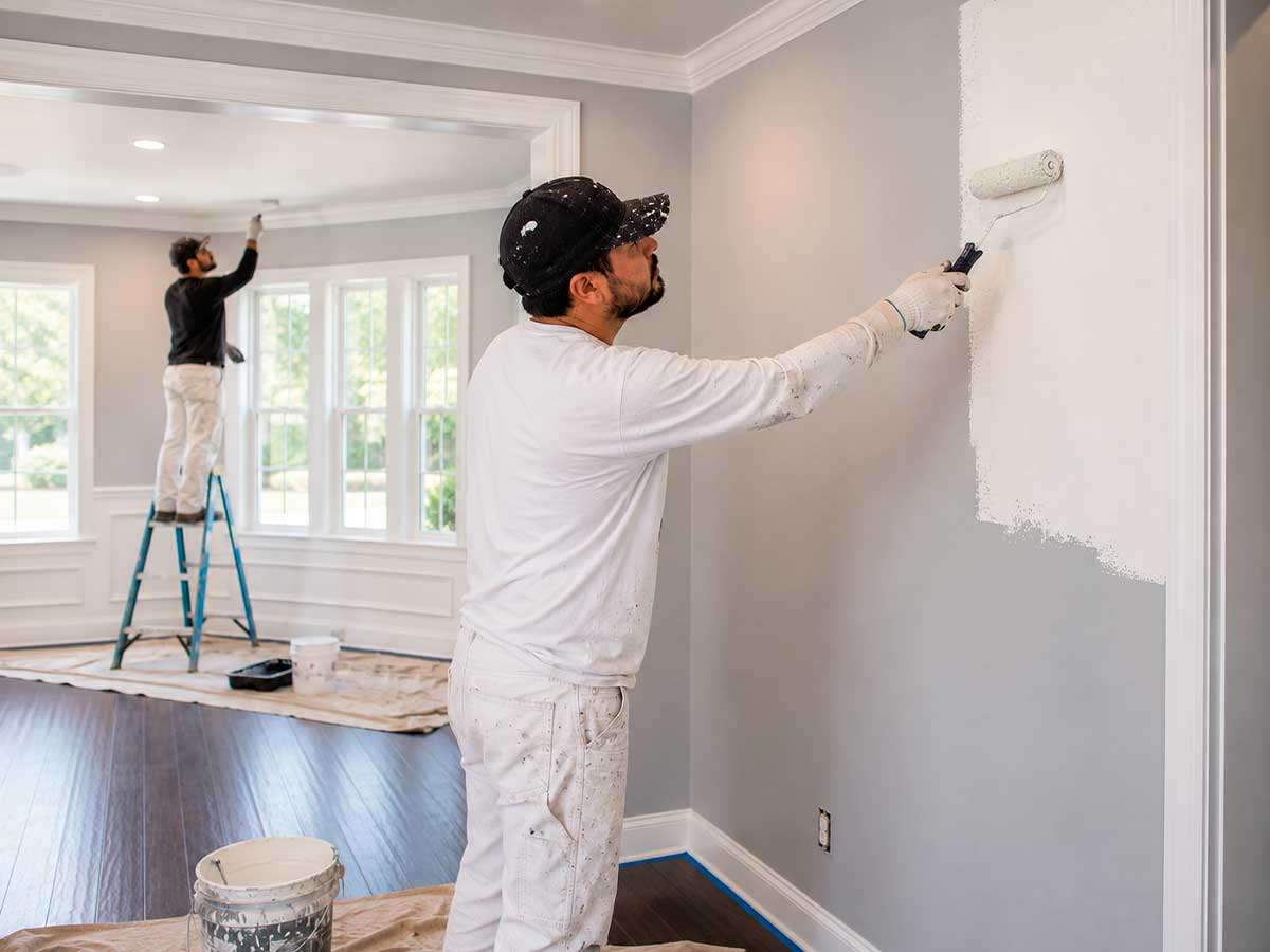 Interior Painting Connecticut & New York - NBA Construction crew on a residential or commercial project